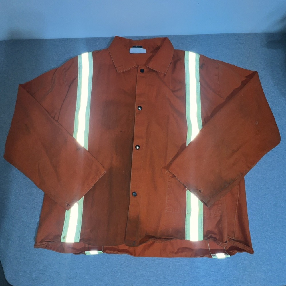 3 Welding Jackets 2 Tillman Orange FR7A w/Yellow Reflective Tape 1 Weldas Sz XXL